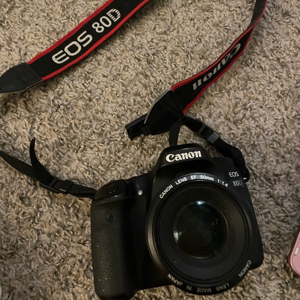 Canon Eos 80d Dslr and lens